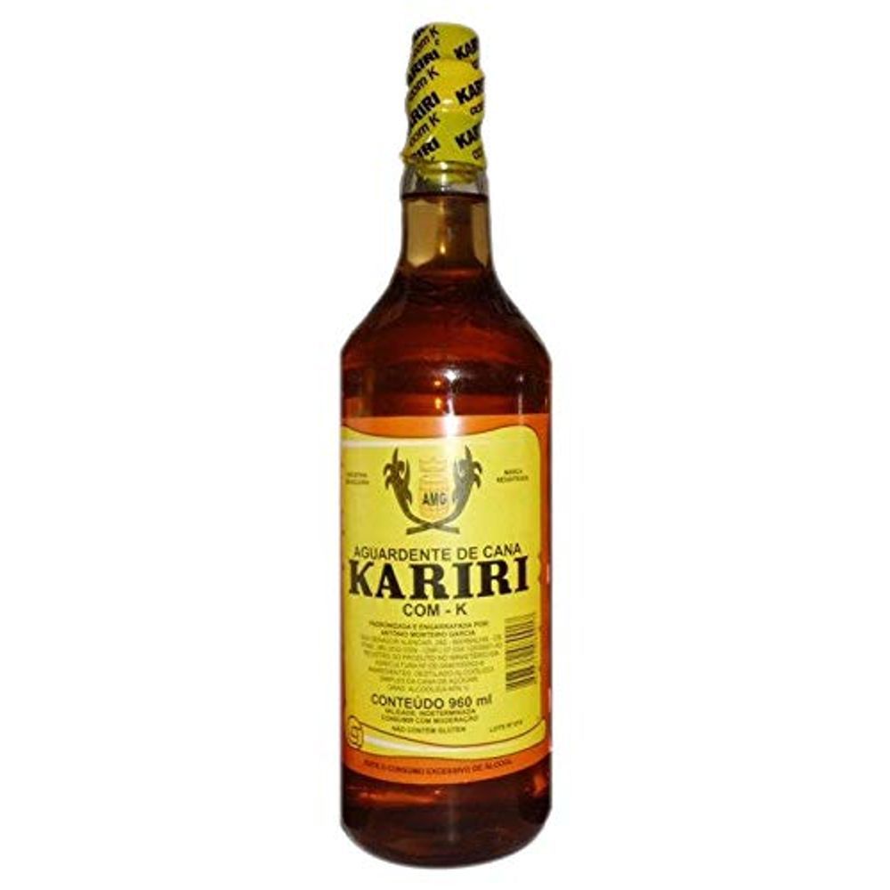 CACHACA KARIRI GARRAFA 960ML