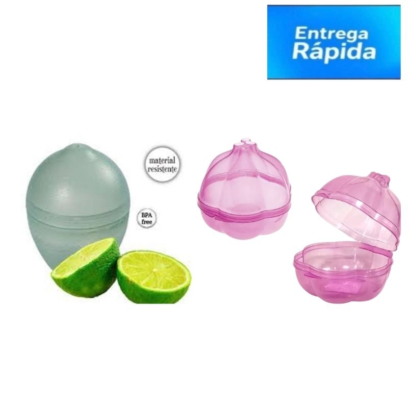 Porta Metade de Limão e Porta Alho Plasutil, Porta Alimento