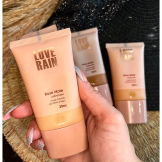 Base líquida Matte Alta cobertura A Prova d’água Love Rain em Oferta na Shopee