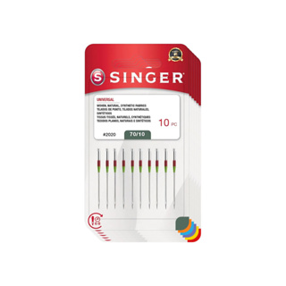 10 agulhas domésticas Singer para algodão com vários tamanhos - 2020 em Oferta na Shopee