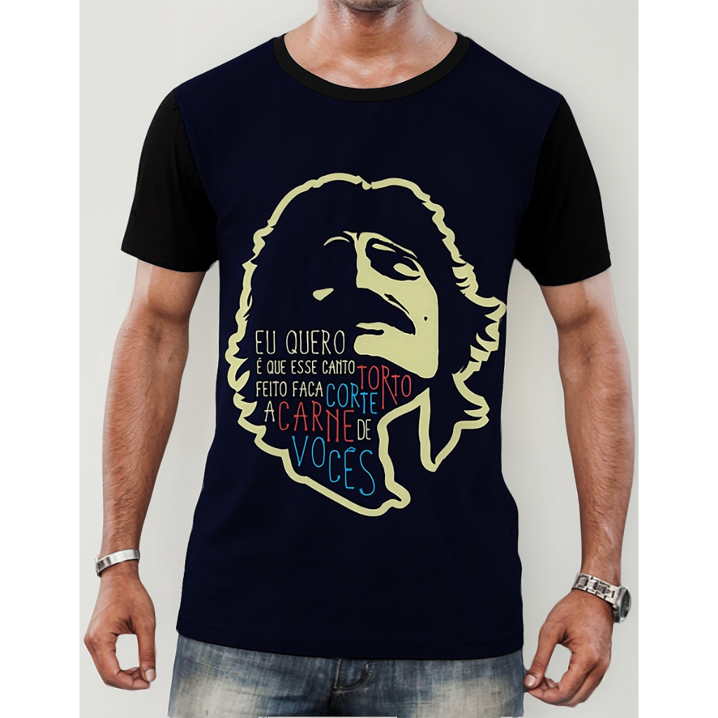 Camiseta Camisa Personalizada Belchior Cantor MPB Musica
