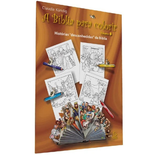 Livro A Bíblia Para Colorir - Volume 8 em Oferta na Shopee