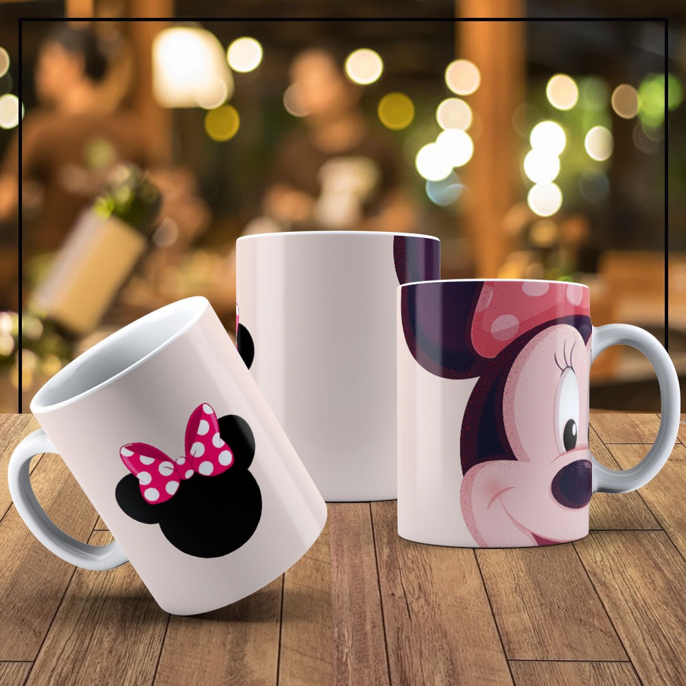 Caneca Infantil Plástico Minnie , Copo Infantil, Caneca, Brinquedo Infantil, Produto Infantil