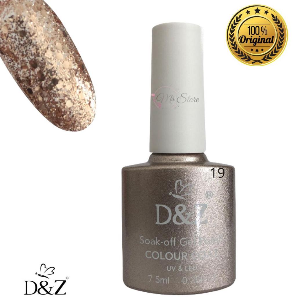 Detalhes do Esmalte Em Gel Glitter Unha Manicure D&z Bela Rosa Lirio