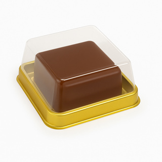 10 CAIXA PARA PÃO DE MEL QUADRADO - DOURADO BWB14230 em Oferta na Shopee