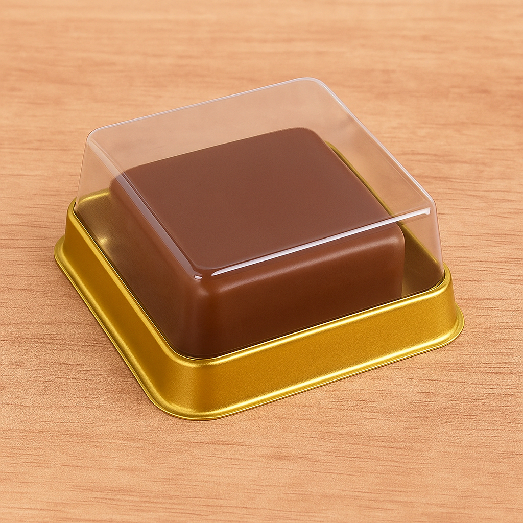 50 CAIXA PARA PÃO DE MEL QUADRADO - DOURADO BWB14230 em Oferta na Shopee