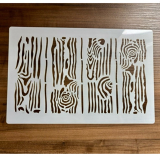 Estencil vazado Madeira 20x30 cm molde stencil pintura artesanato em Oferta na Shopee