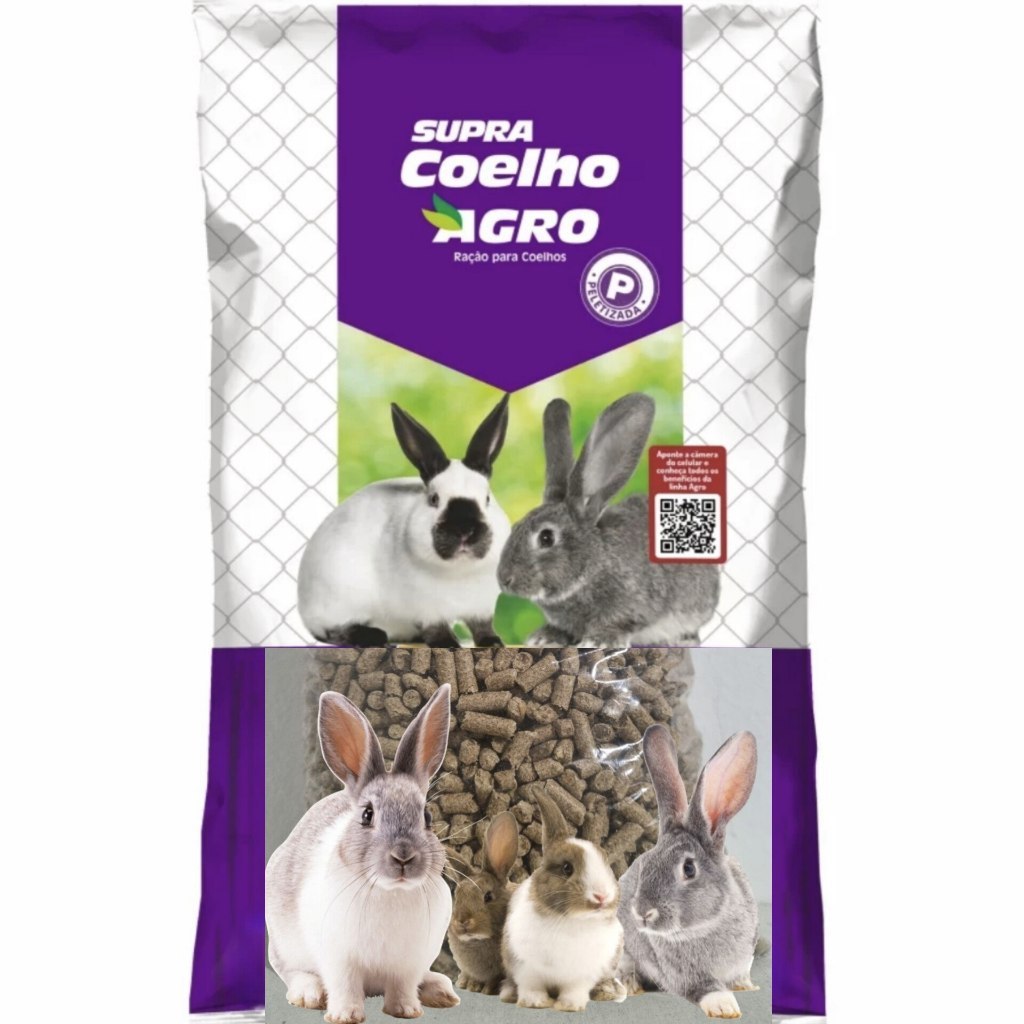 Ração Coelho Supra Reduz Odor De Fezes 5kg em Oferta na Shopee