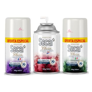 KIt Refil Automático Odorizador Secar Charm - Compatível com Glade - 269ml em Oferta na Shopee
