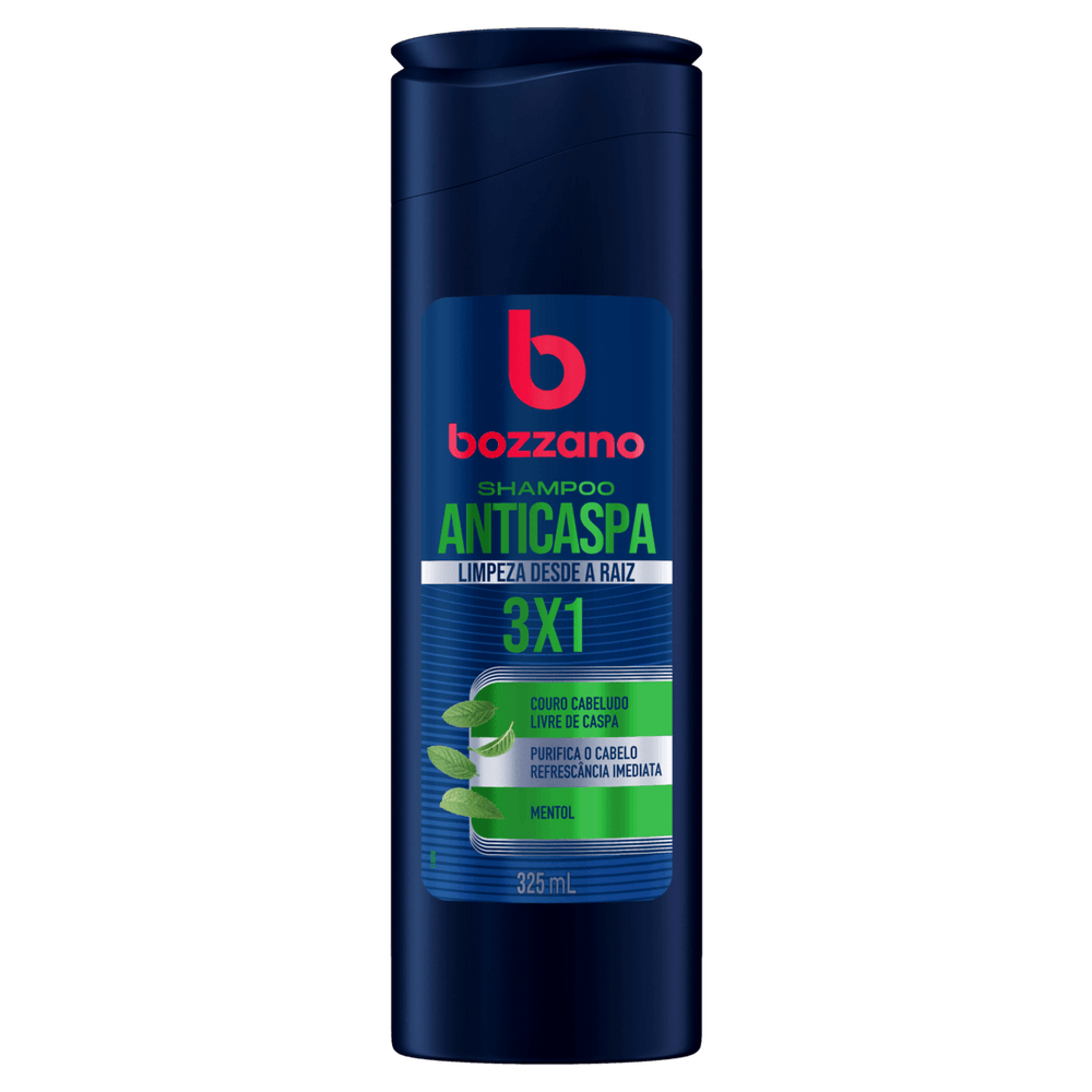 Shampoo Bozzano Anticaspa 325ml em Oferta na Shopee