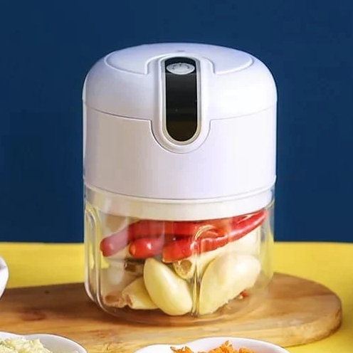 Mini Processador de Alimentos Triturador Eletrico Alho Sem Fio USB Knup KP-UD101