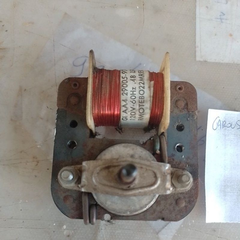 motor ventuinha microondas Sharp carolssel ll rb-4b14a leiam descriçao