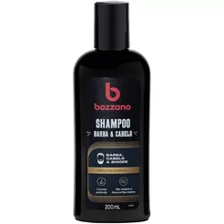 Shampoo Bozzano Barba, Cabelo e Bigode Com 200ml