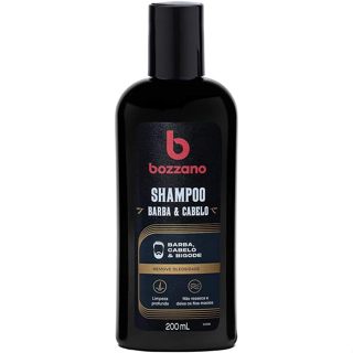 Shampoo Bozzano Barba, Cabelo e Bigode Com 200ml em Oferta na Shopee