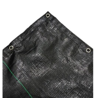 Ráfia De Solo 4x6 M Preta Polysolo Com Ilhós em Oferta na Shopee