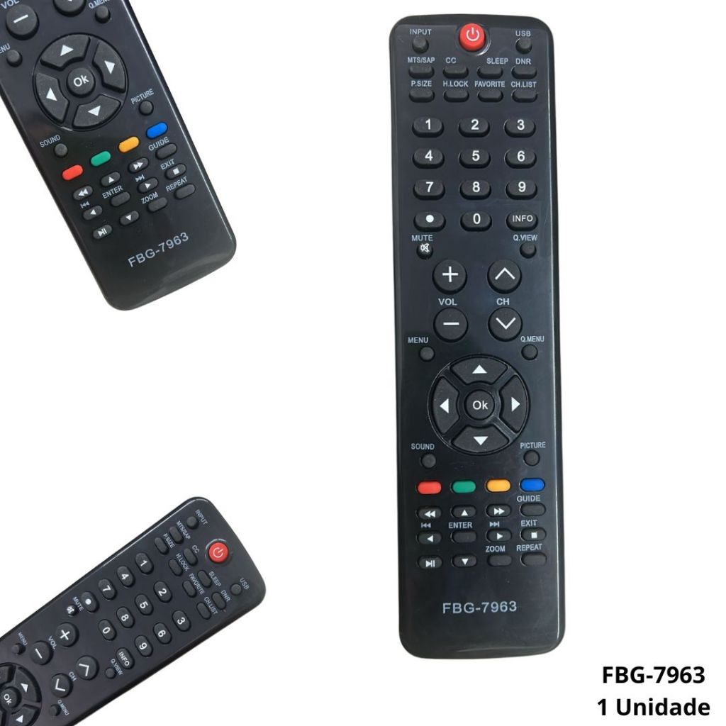 Controle Remoto TV Lcd H-Buster FBG-7963 / LE-7963 – Compatível com TVs LCD  - NEW em Oferta na Shopee