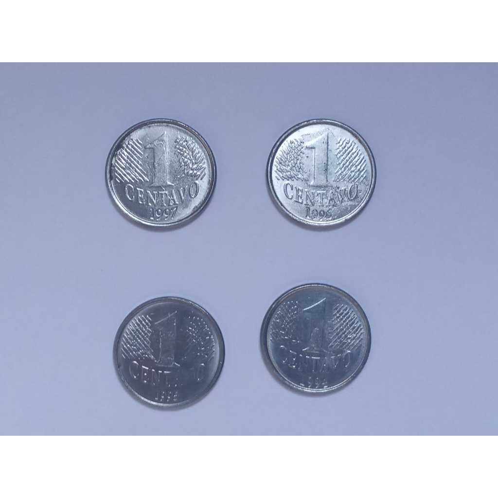 Moeda Antiga Do Brasil  1 Centavo (lote Ano 1994, 95, 96 97)