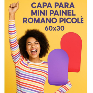 Capa para MINI PAINEL ROMANO PICOLÉ 60X30 Você escolhe as cores! em Oferta na Shopee