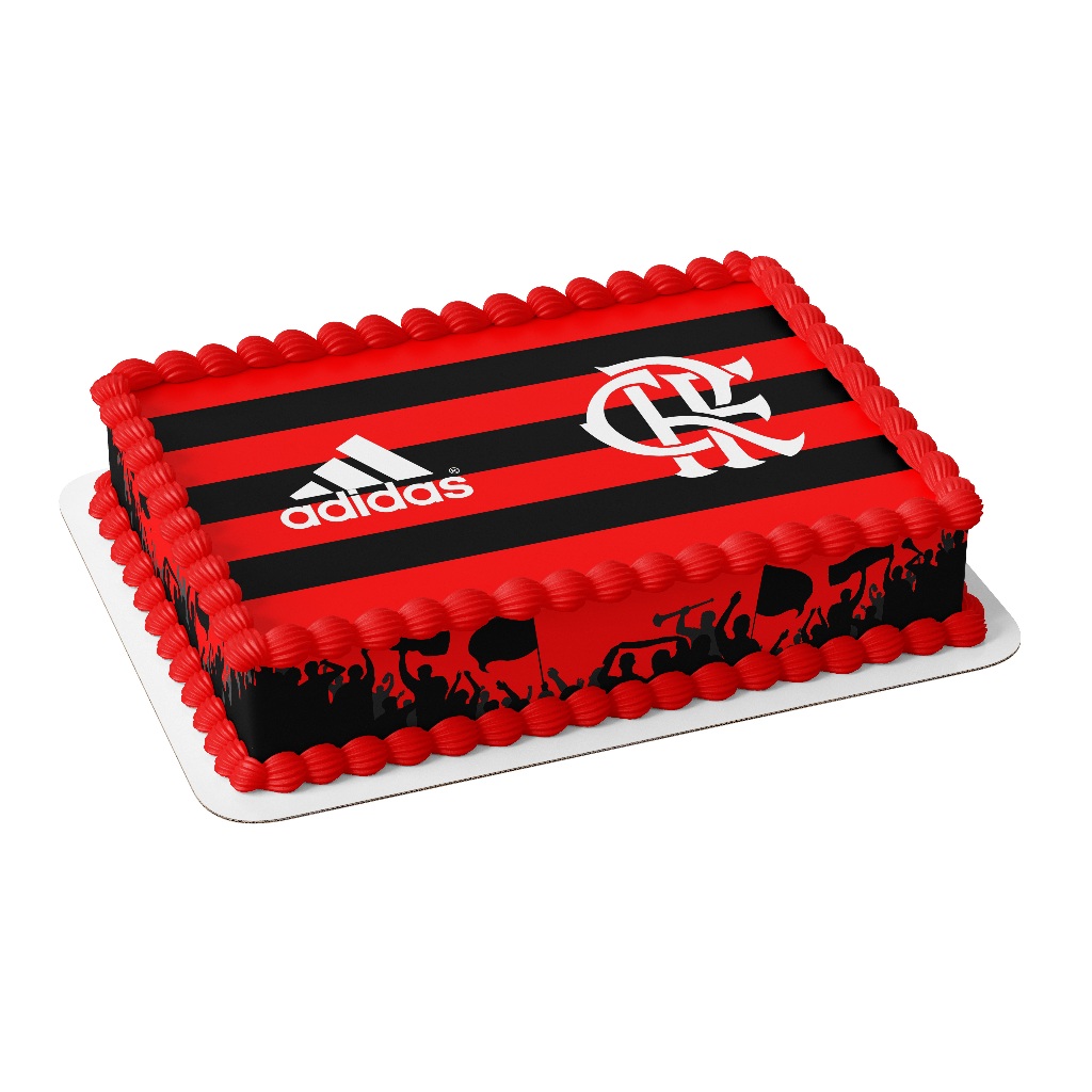 Papel Arroz e Faixa Comestível Para Bolo Tema Flamengo Mengão em Oferta na Shopee