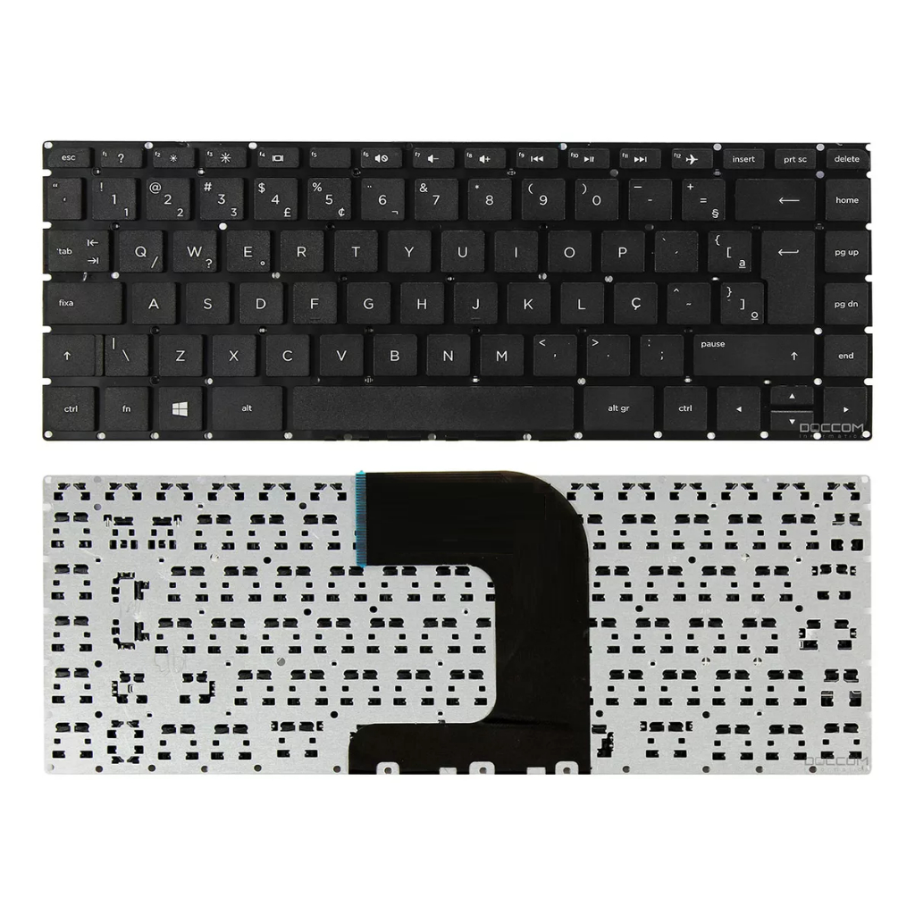 Teclado Para Notebook Hp Pavilion 14-ac141br 14 Ac141br Br Ç