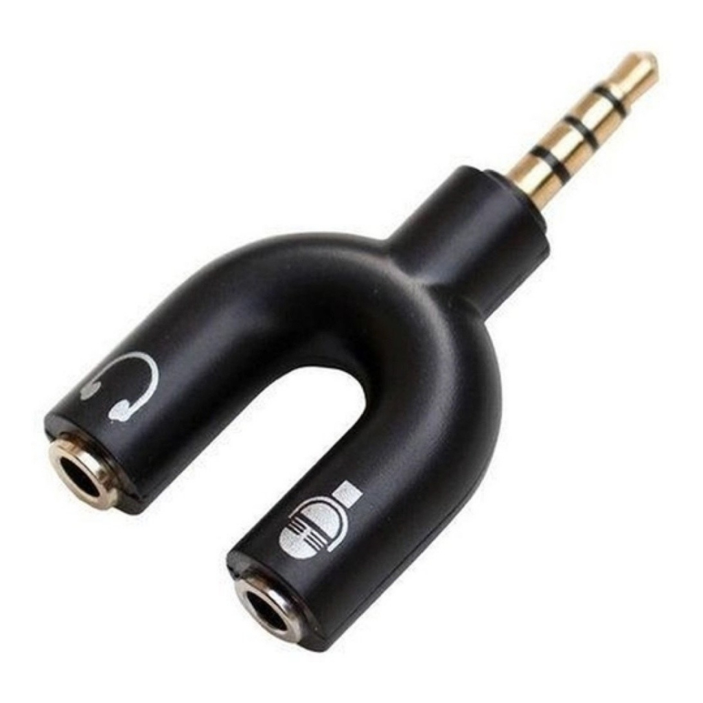 Adaptador Para Fone P3 X P2 Fone Microfone Notebook Ps4 Xbox