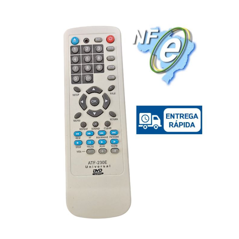 Controle Remoto Universal para DVD Todas as marcas em Oferta na Shopee