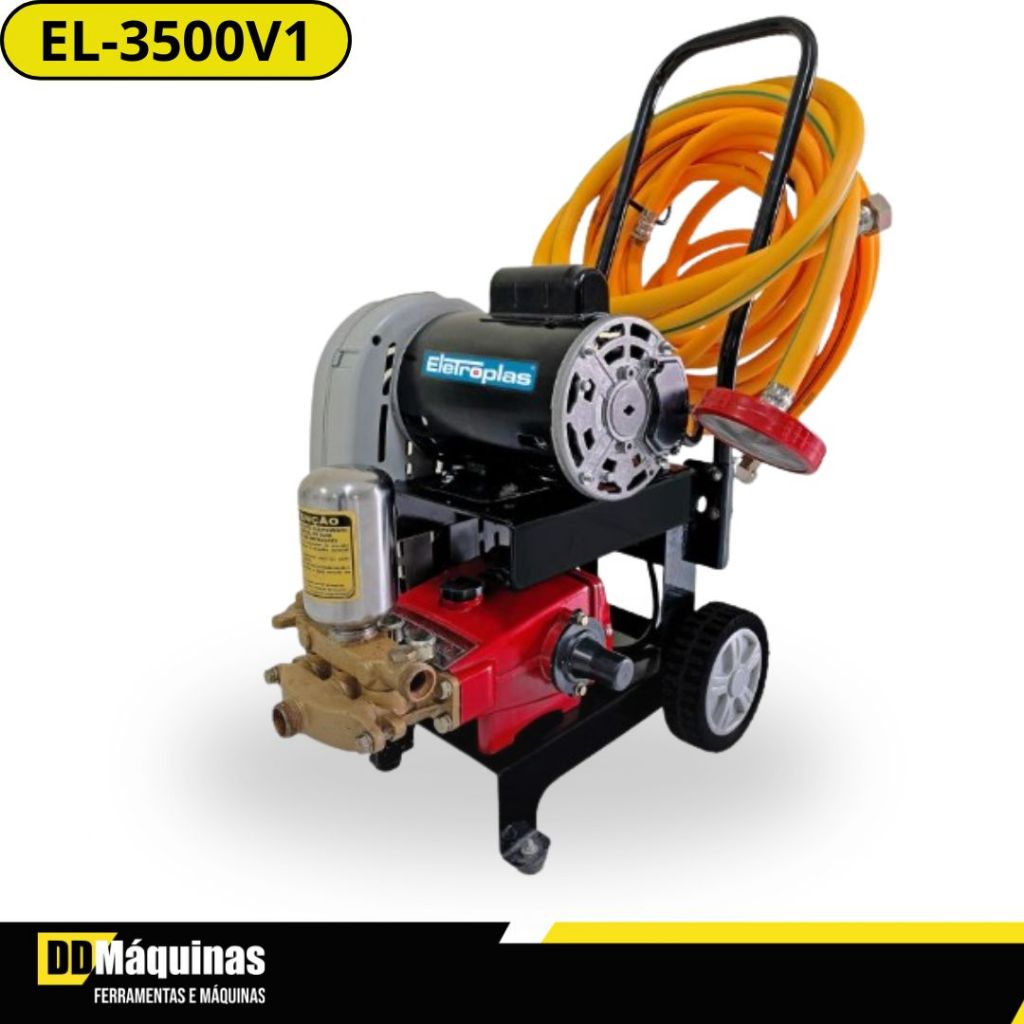 Lavadora de Alta Pressão e Vazão 1,0CV Bivolt Eletroplas EL-3500V1 - Eletroplas em Oferta na Shopee