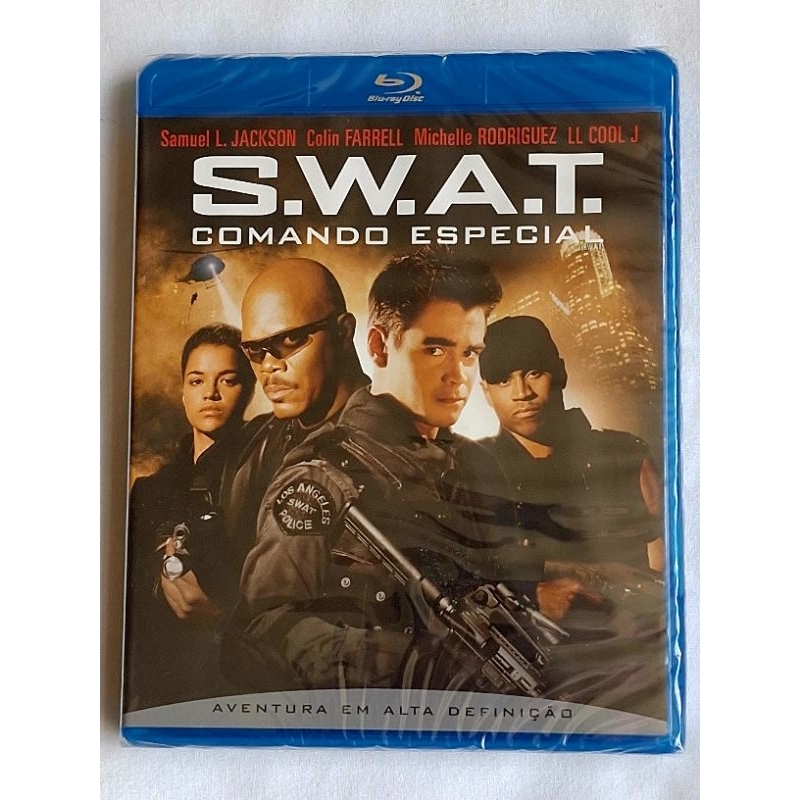 BLU RAY swat comando especial Colin farrell Samuel Jackson Michelle Rodrigues LACRADO