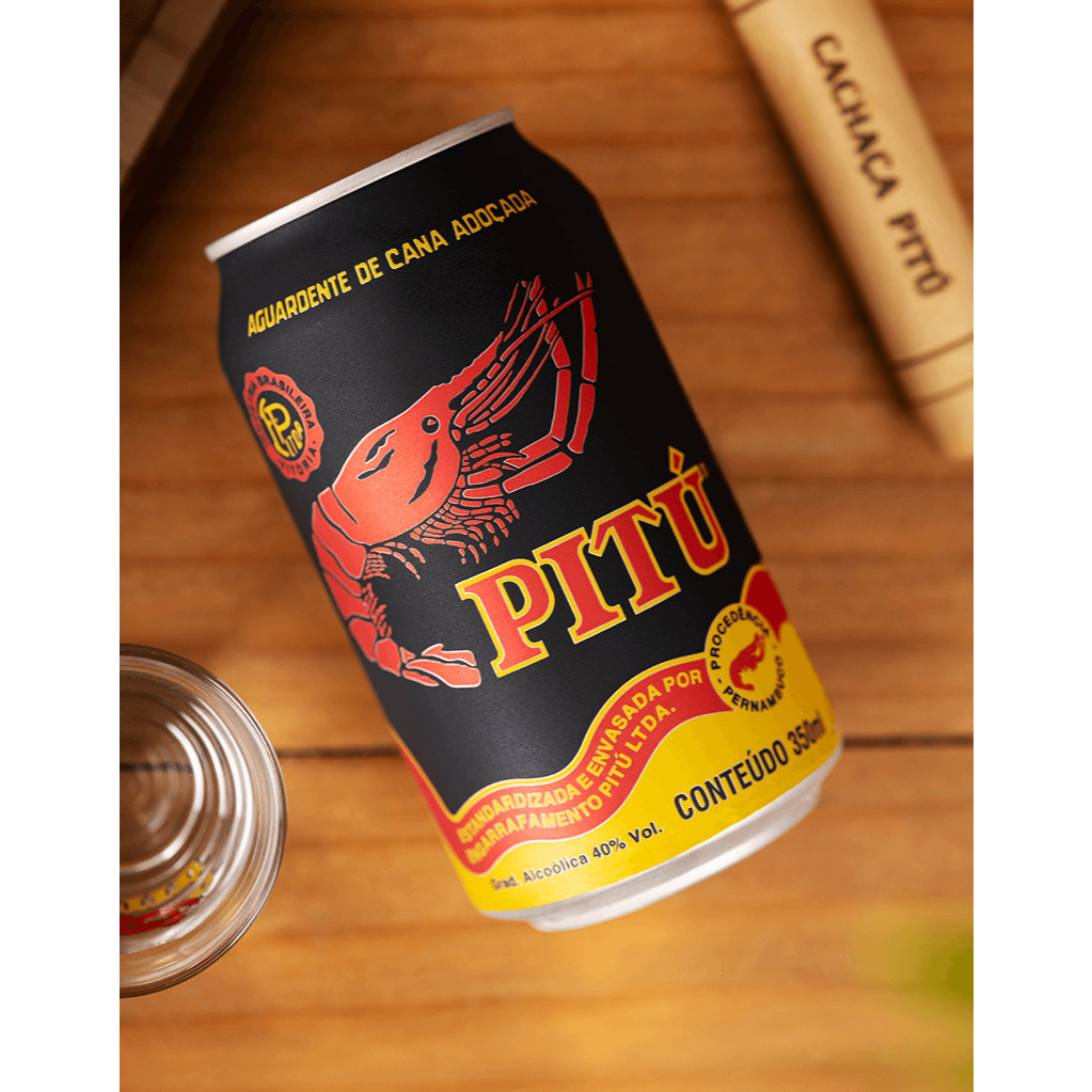 CACHACA PITU LATA DE 350ML em Oferta na Shopee