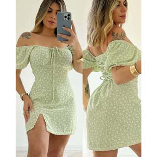 Macaquinho Feminino Bell manguinha amarração decote cruzado costas e lastex tecido crepinho modinha blogueira roupas em Oferta na Shopee