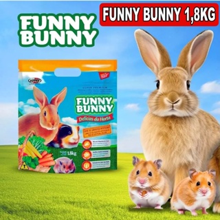 Ração Funny Bunny Delícias da Horta Pequenos Roedores, Coelhos e Hamster em Oferta na Shopee