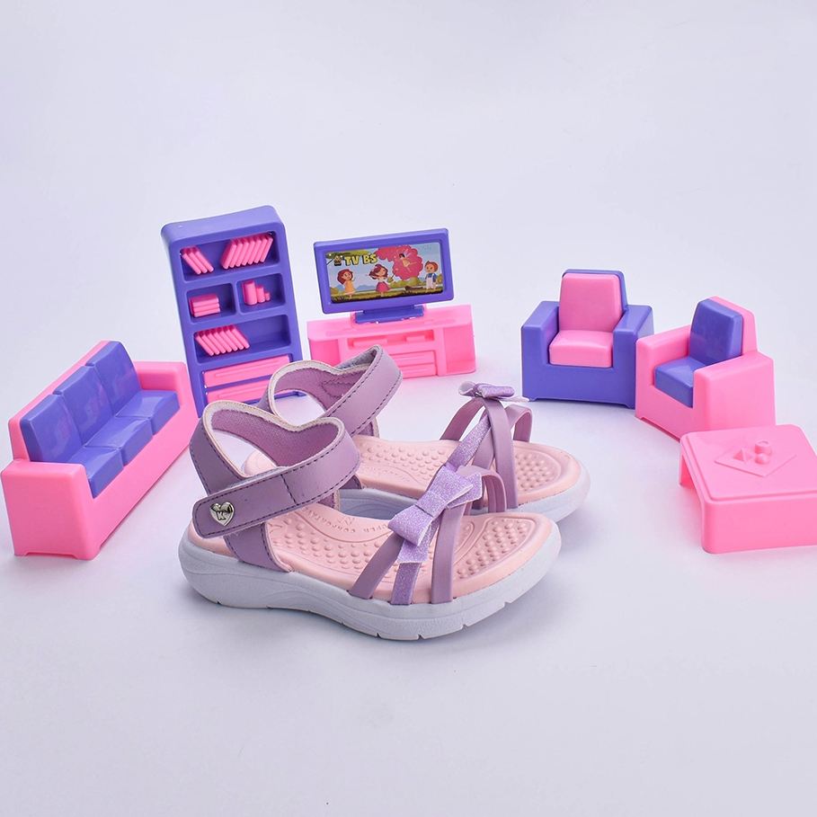 Sandália Infantil Menina Kidy Fly Baby Antiderrapante Confortável Anatômica Brinquedo Fofa Delicada