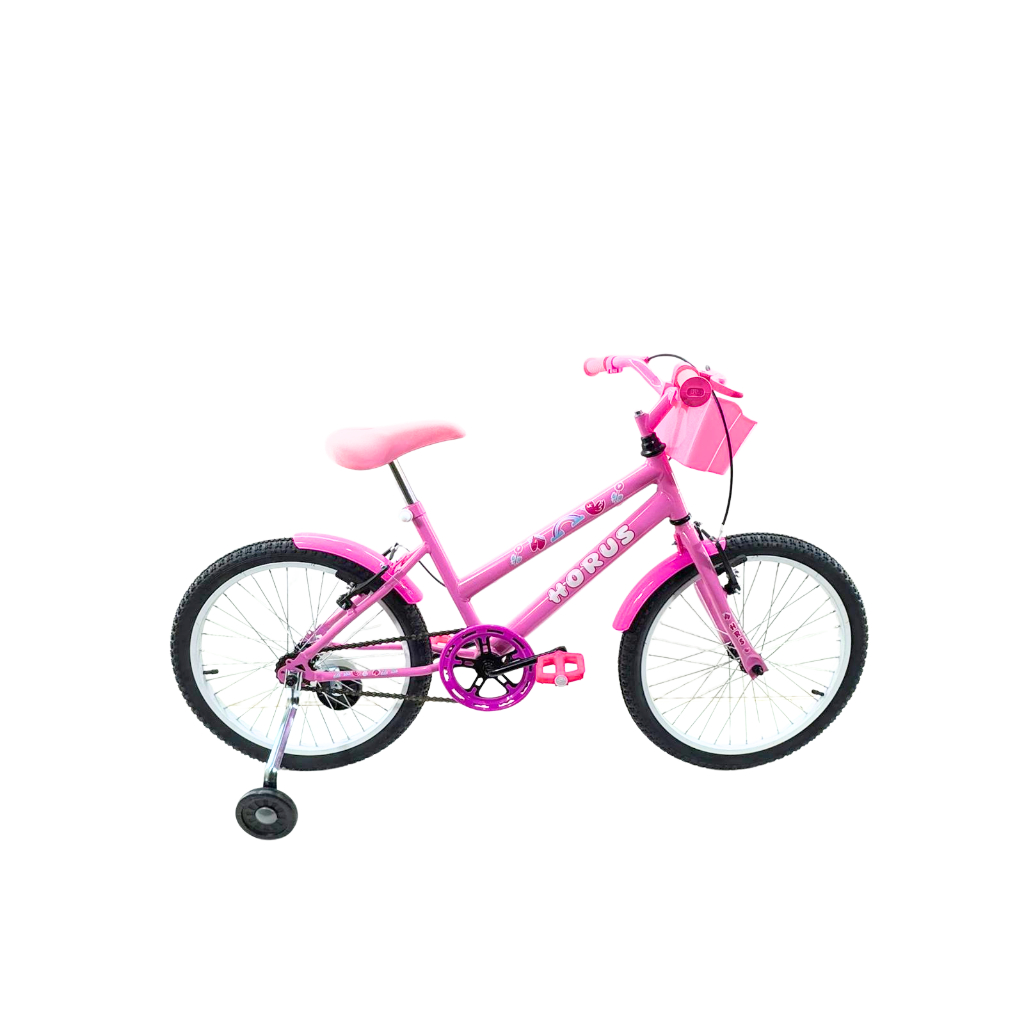 Bicicleta Infantil Aro 20 Feminina Doll Com Rodinha
