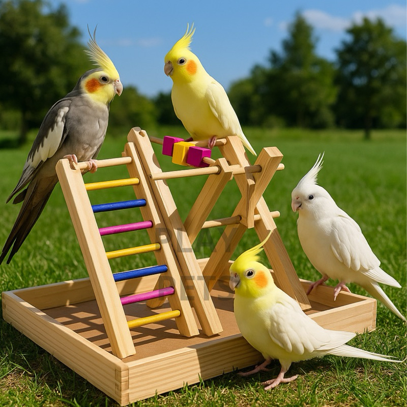 Brinquedo Playground L, Para Calopsita, Periquito,  Hamster em Oferta na Shopee