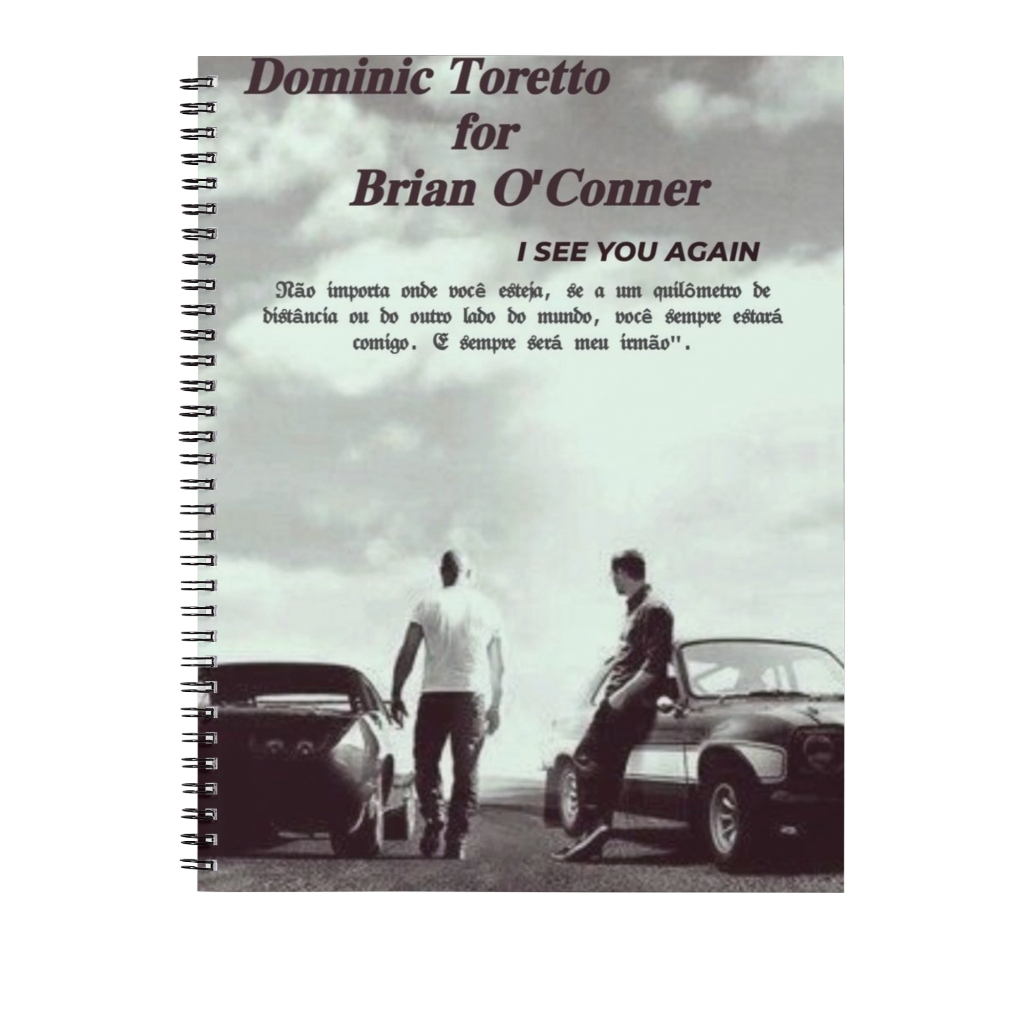 Caderno  personalizado Do  Velozes e  Furiosos Com Capa Dura em Oferta na Shopee