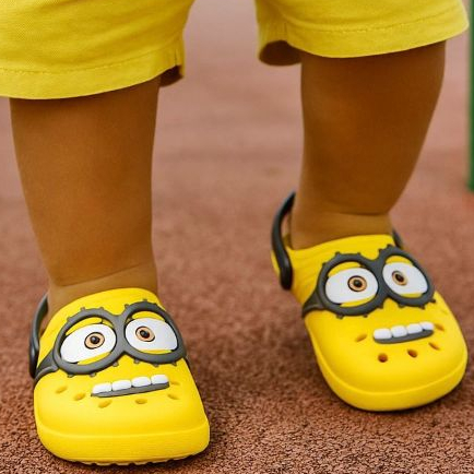Babuche Infantil Menino Amarelo Divertidos Papete Masculina Macia e Confortável