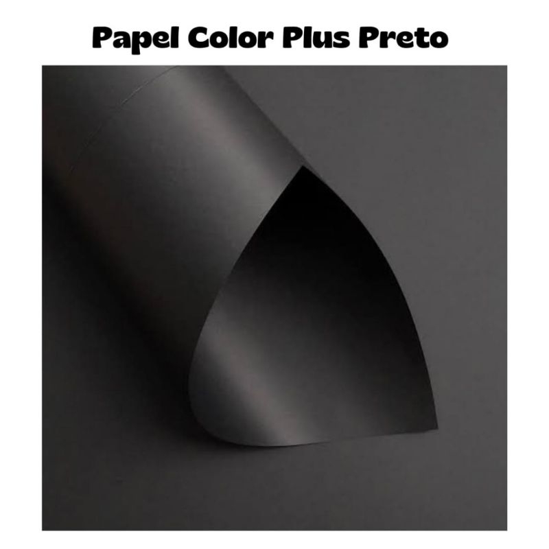 Papel Preto 180g Masterprint Color Plus Folha de Papel gramatura 180 Offset diplomataOpaline Sulfite Black Folha Grossa