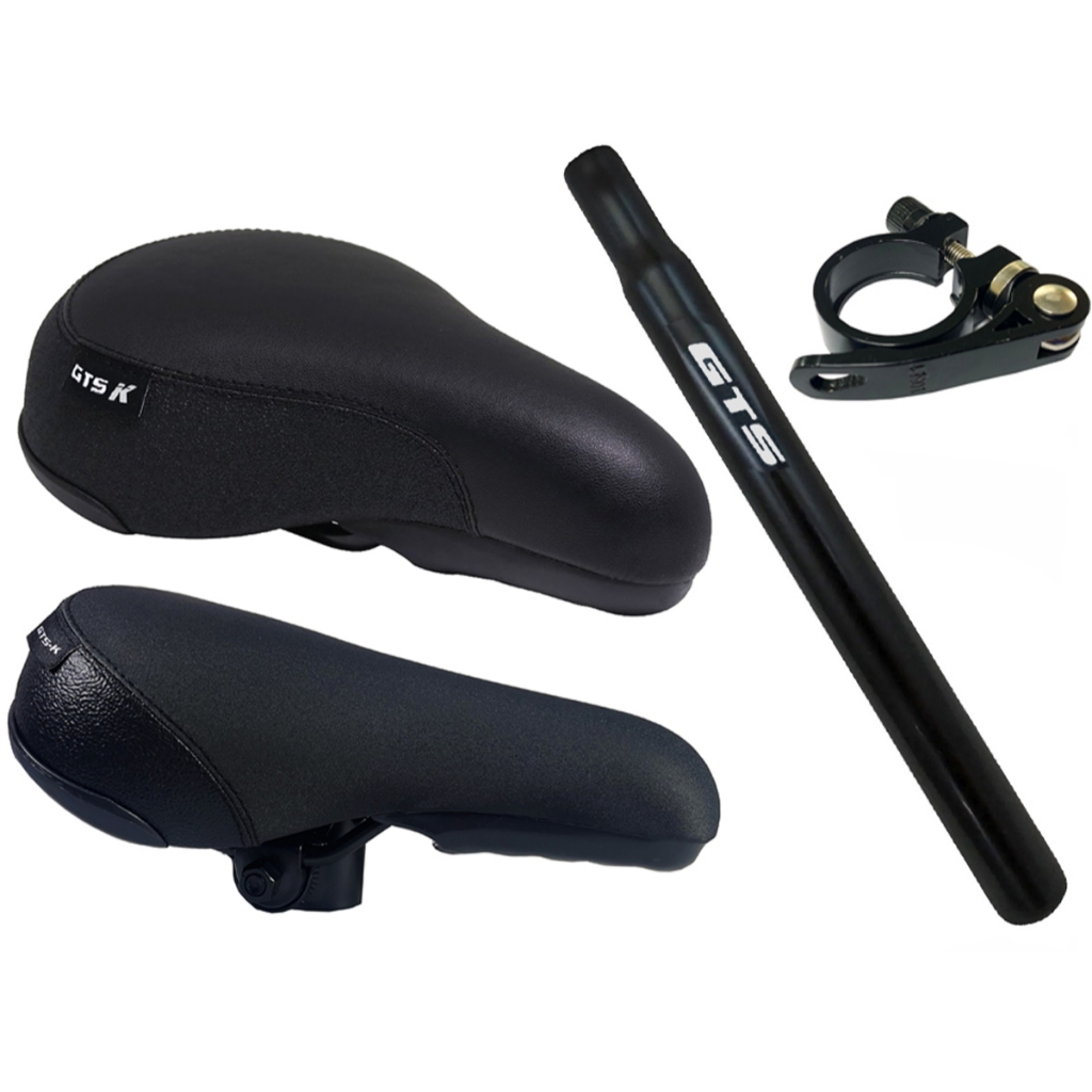 Kit Selim Banco bmx Grau GTSK tipo ddk+canote27,2 + abraçadeira Grau bmx bike