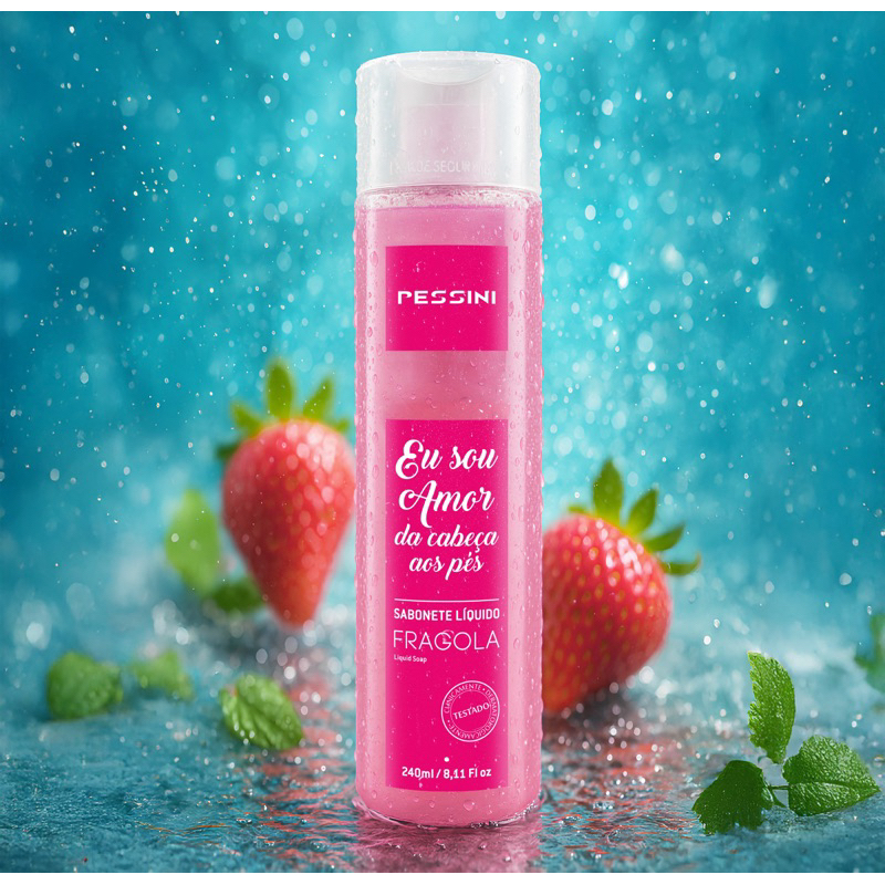 Sabonete Íntimo Líquido feminino Morango 240ml