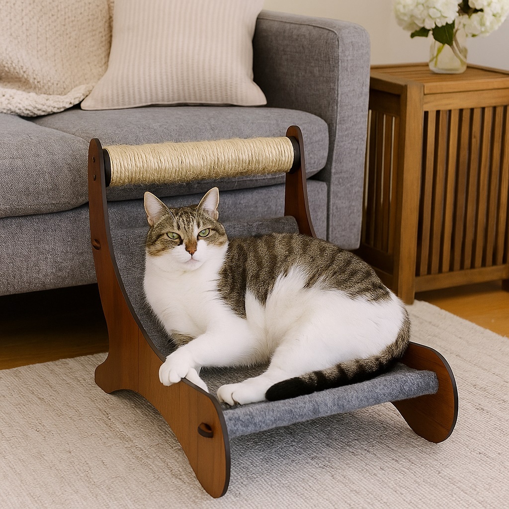 Caminha com Arranhador Interativo  Balanço Pet Rede Suspensa para Gatos em Oferta na Shopee