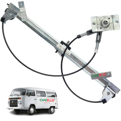Máquina de vidro manual Esquerda Pino Baixo Para Manivela De Parafuso VW Kombi 1976 até 2007