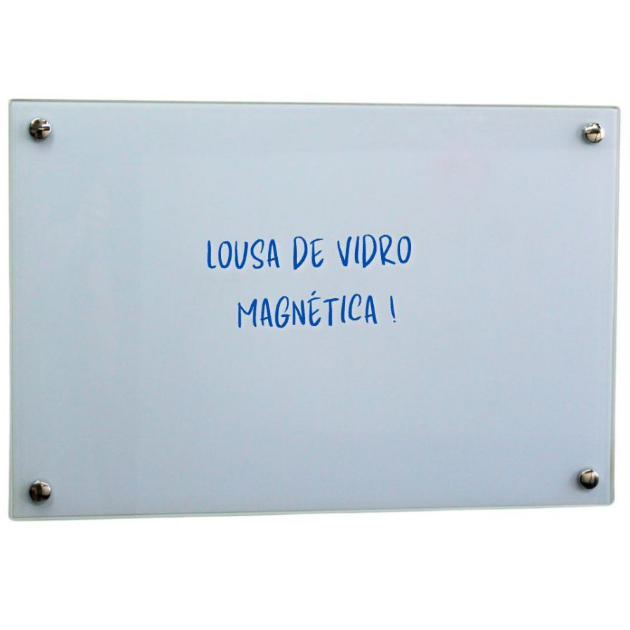 Lousa de vidro 100x80cm Magnética escreva e fixe avisos vai com caneta e 02 imãs extrafortes em Oferta na Shopee