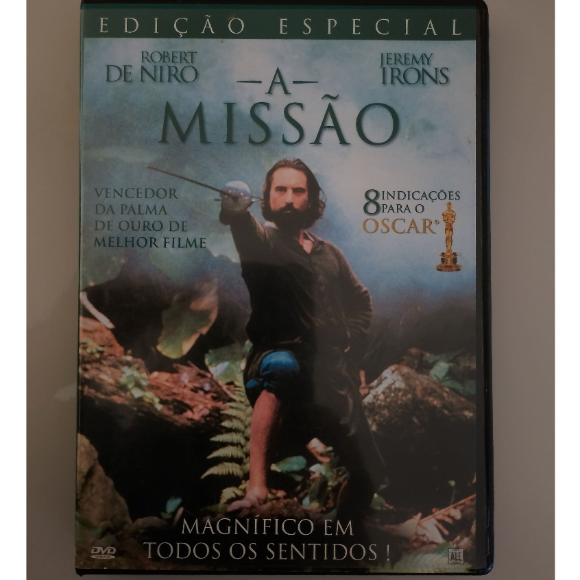 A missão - dvd edição especial - robert de niro - jeromy irons e liam neeson