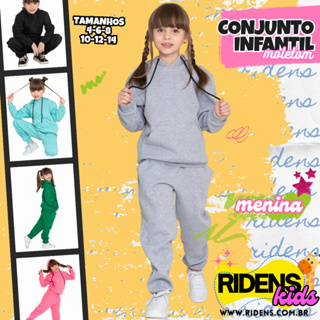 Conjunto Moletom Infantil Feminino Inverno Menina Envio Já em Oferta na Shopee
