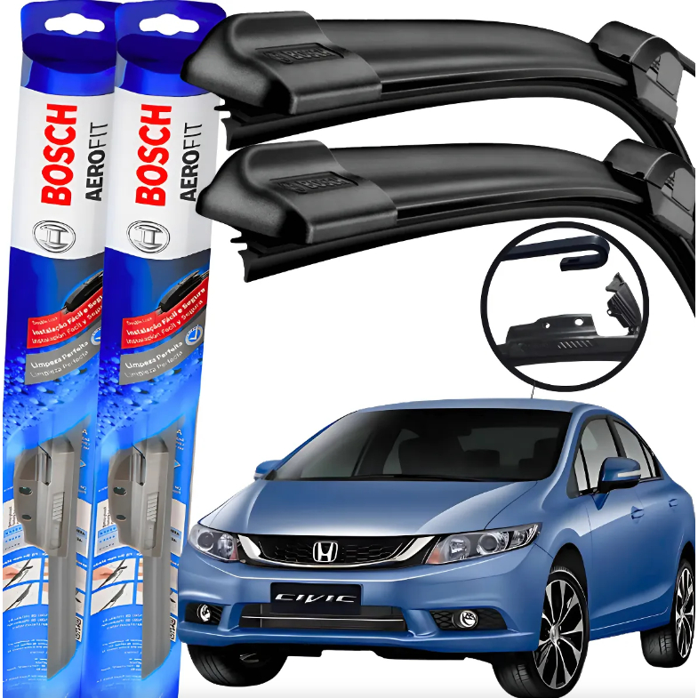 Palheta Aerofit Honda Civic 2012 2013 2014 2015 2016 Bosch