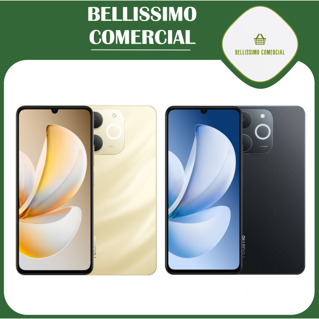 Celular realme Note 70 RMX5313 Dual SIM de 256GB 8GB RAM de 6.74" 13MP 5MP em Oferta na Shopee