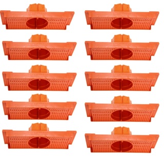 KIT 10 Caixa de Passagem - Luz/Suporte p/ Laje Octogonal 27,30cm - Plasled em Oferta na Shopee