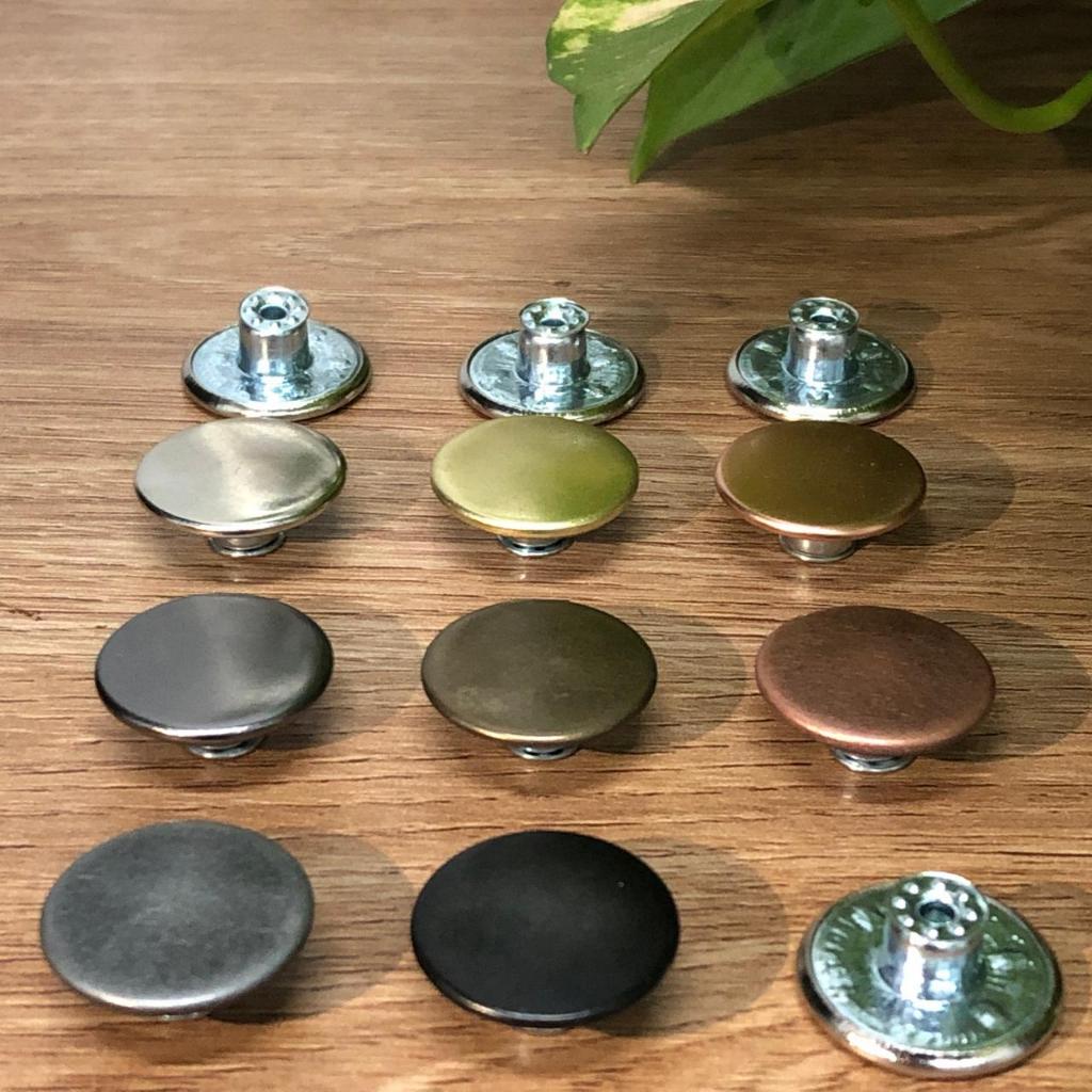 Botão para Calça Jeans 20mm em Ferro - 20, 50 e 100 un em Oferta na Shopee