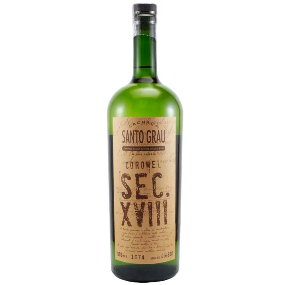 CACHACA SANTO GRAU CORONEL SECULO XVIII