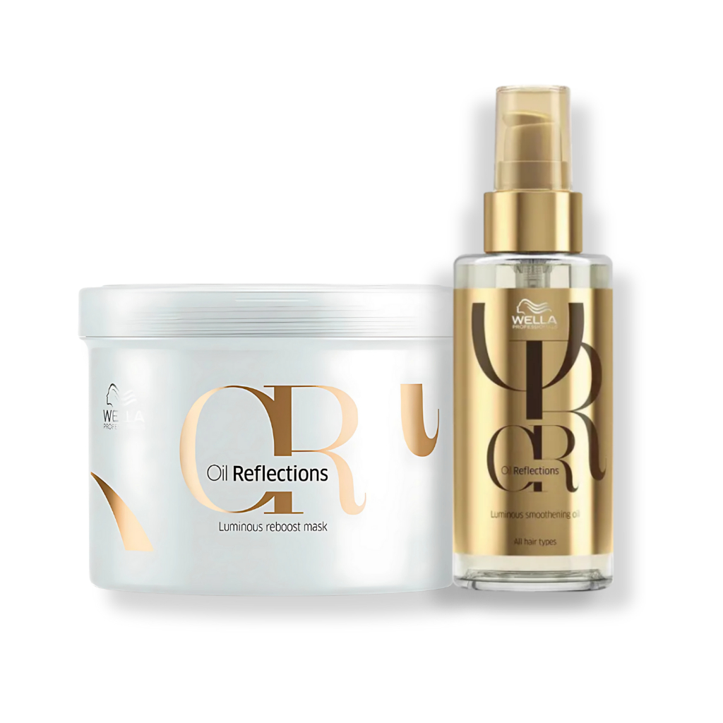 Kit Wella - Máscara 500g e Óleo Capilar 100ml Oil Reflections